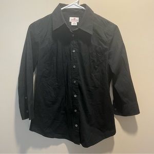 J. CREW Black Button Down